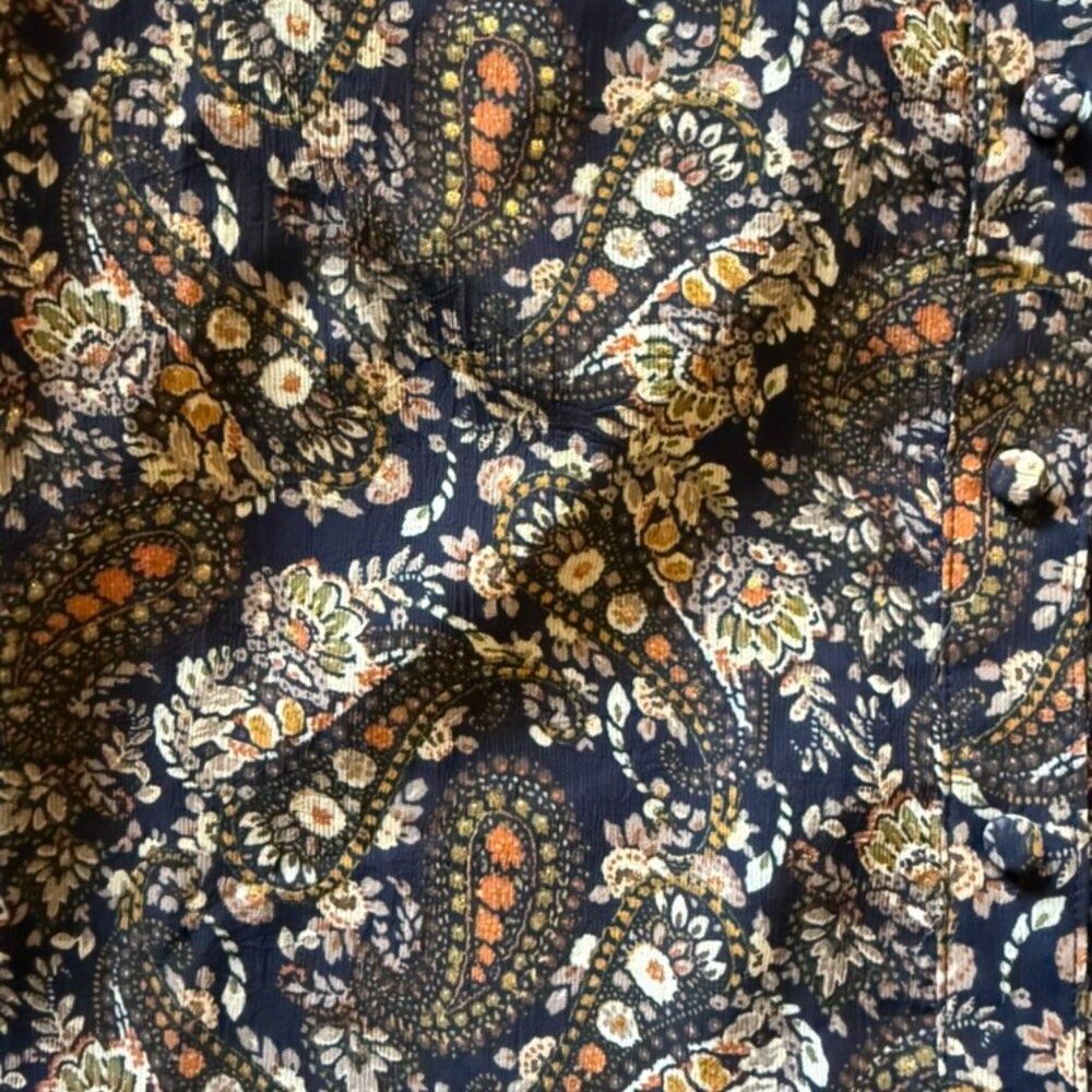 Elegant Black and Brown Patterned Dress - Picture 8 of 9